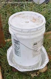 DIY Chicken Waterer and Feeder from 5-Gallon Buckets – blessthismessplease.com