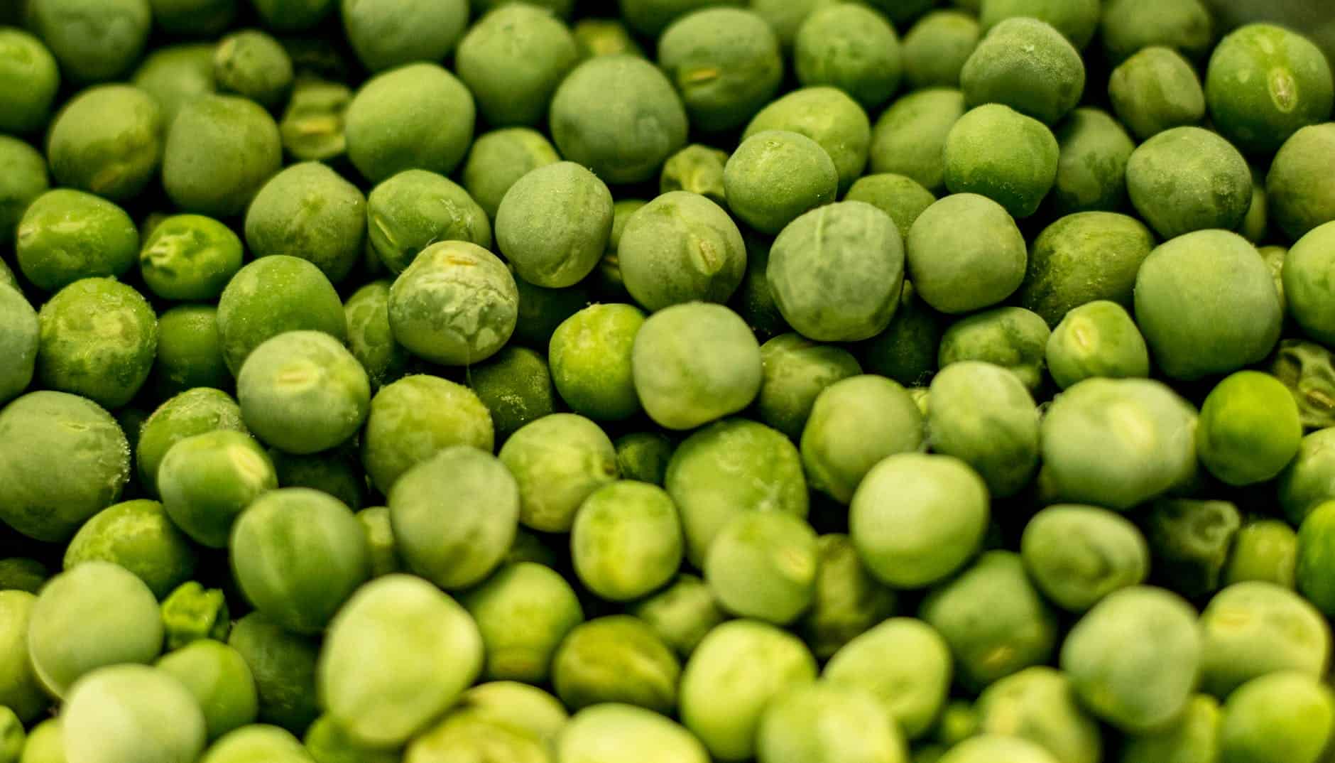 Pro tip – freeze peas in summer